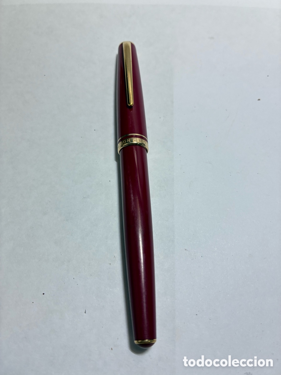 Plumas estilogr&aacute;ficas antiguas: Pluma Montblanc Generation burdeos plumin oro 14kl