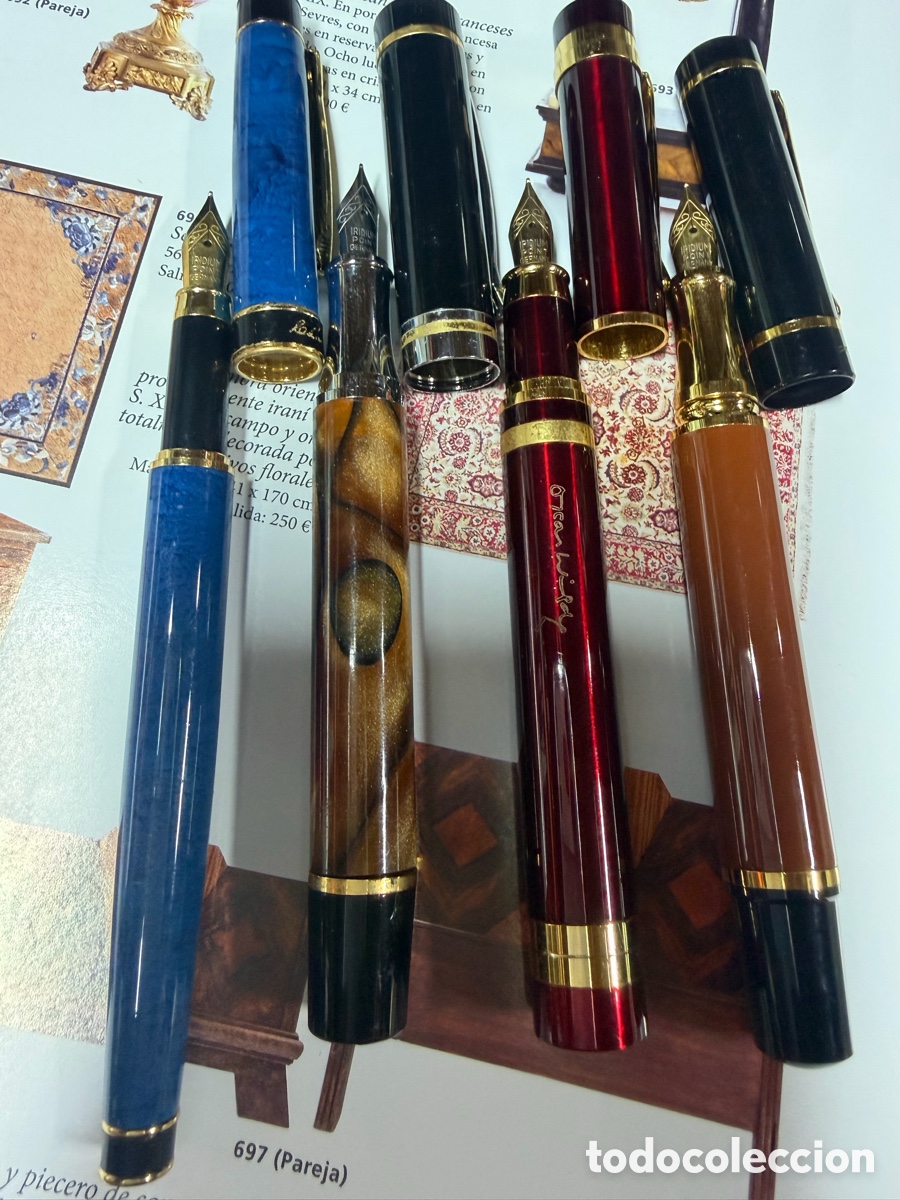 Plumas estilogr&aacute;ficas antiguas: Lote de 4 Estilogr&aacute;ficas - Foto 2