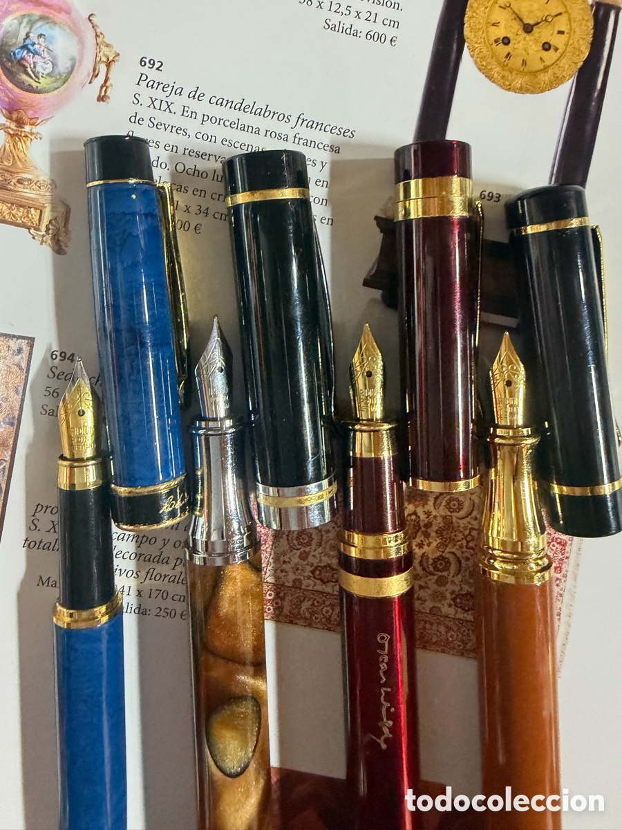 Plumas estilogr&aacute;ficas antiguas: Lote de 4 Estilogr&aacute;ficas - Foto 3