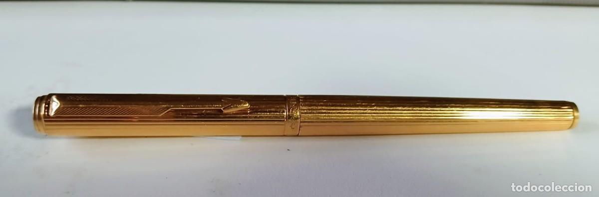 Penne stilografiche antiche: Elegante Pluma Estilogr&aacute;fica Parker 95 Milleraies (Vintage, 1990) &ndash; &iexcl;Excelente Estado!