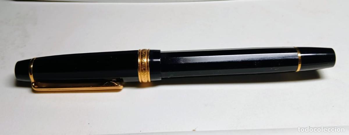 Penne stilografiche antiche: Pluma estilogr&aacute;fica Inoxcrom Corinthian Negra &ndash; Punto M &ndash; Finales 90
