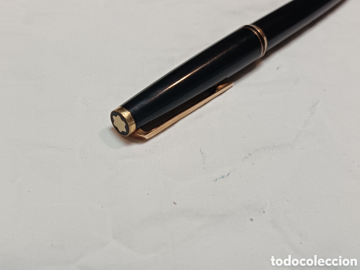 Plumas estilogr&aacute;ficas antiguas: ANTIGUA MONTBLANC , PLUMA ESTILOGR&Aacute;FICA , PLUMIN DE ORO DE 14K. ORIGINAL
