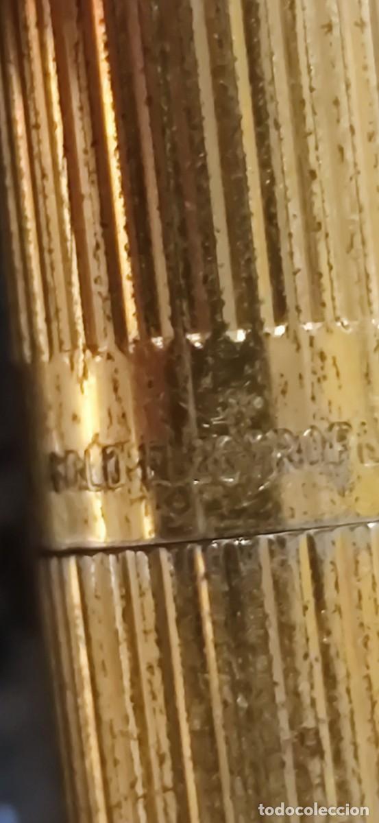 Plumas estilogr&aacute;ficas antiguas: Sheaffer plum&iacute;n oro 14K vintage - Foto 4