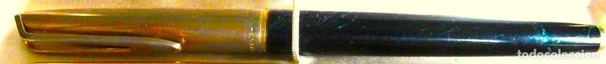 Old Fountain Pens: PLUMA WATERMAN CON PLUM&Iacute;N DE ORO 14K.