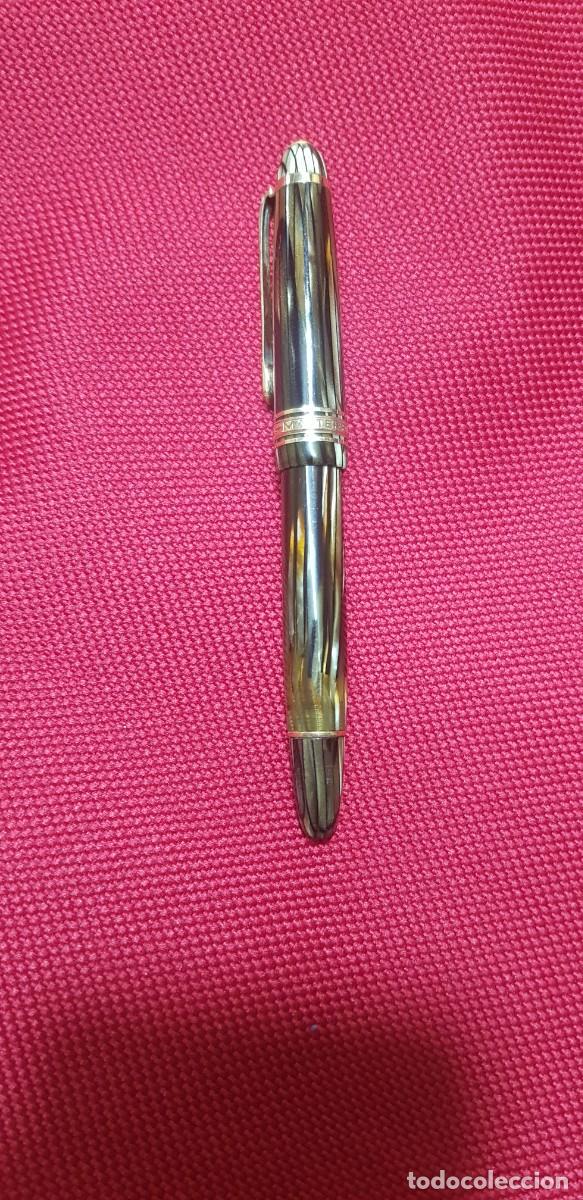 Stylos-plume anciens: Pluma jaspeada montblanc