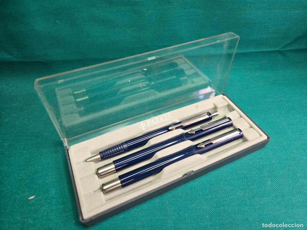 Plumas estilogr&aacute;ficas antiguas: JUEGO DE BOLIGRAFO, ROLLER Y PLUMA ESTILOGR&Aacute;FICA PARKER