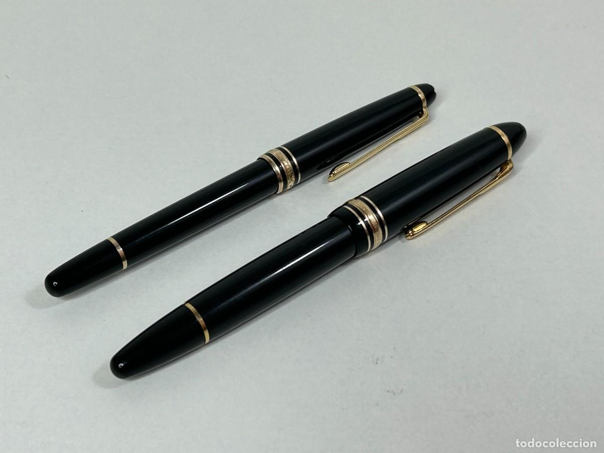 Plumas estilogr&aacute;ficas antiguas: 2 PLUMAS ESTILOGR&Aacute;FICAS MONTBLANC MEISTERSTUCK Y MONTBLANC MEISTERSTUCK 146
