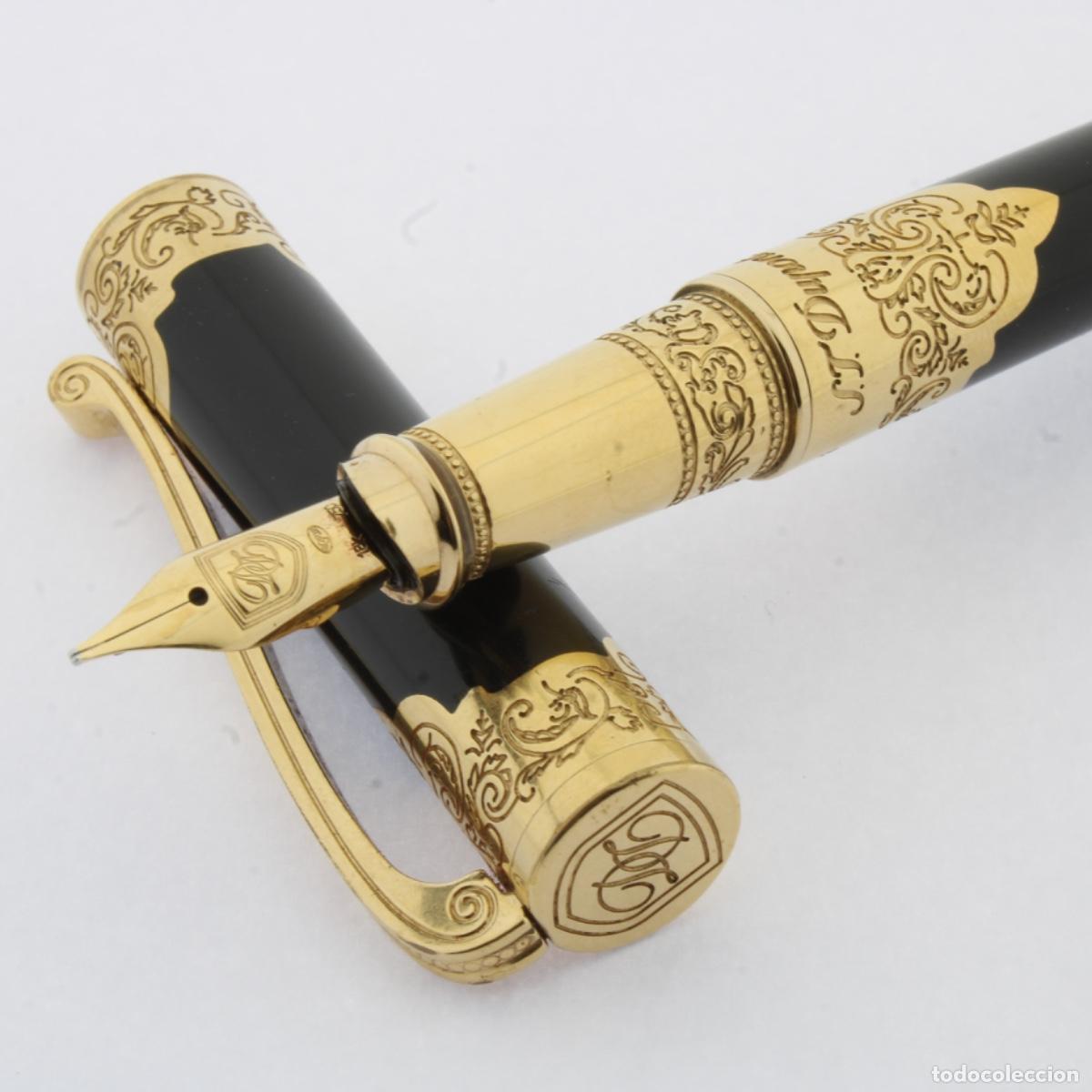 Plumas estilogr&aacute;ficas antiguas: Pluma S.T. Dupont N&eacute;o-Classique Second Empire &mdash; Edici&oacute;n Limitada 0088/1872
