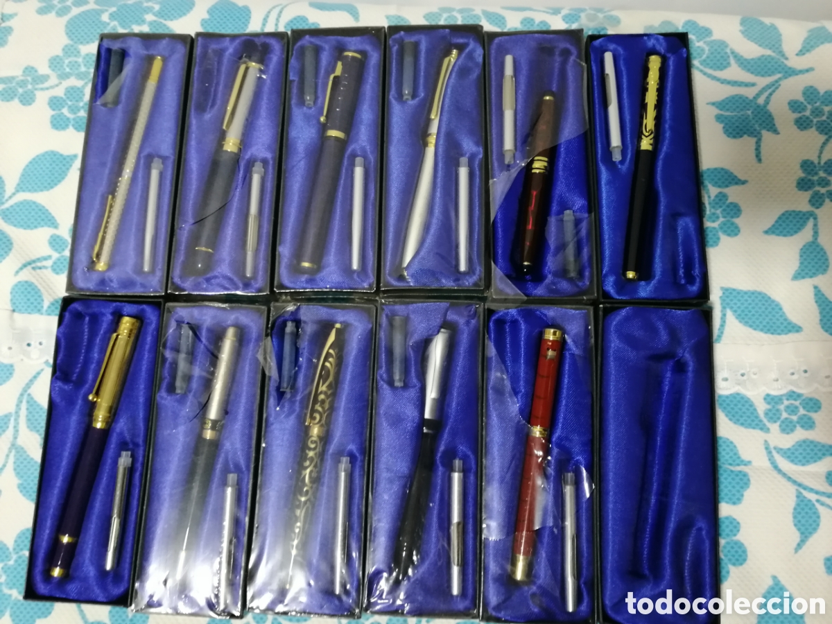 Plumas estilogr&aacute;ficas antiguas: Lote 11 plumas estilogr&aacute;ficas