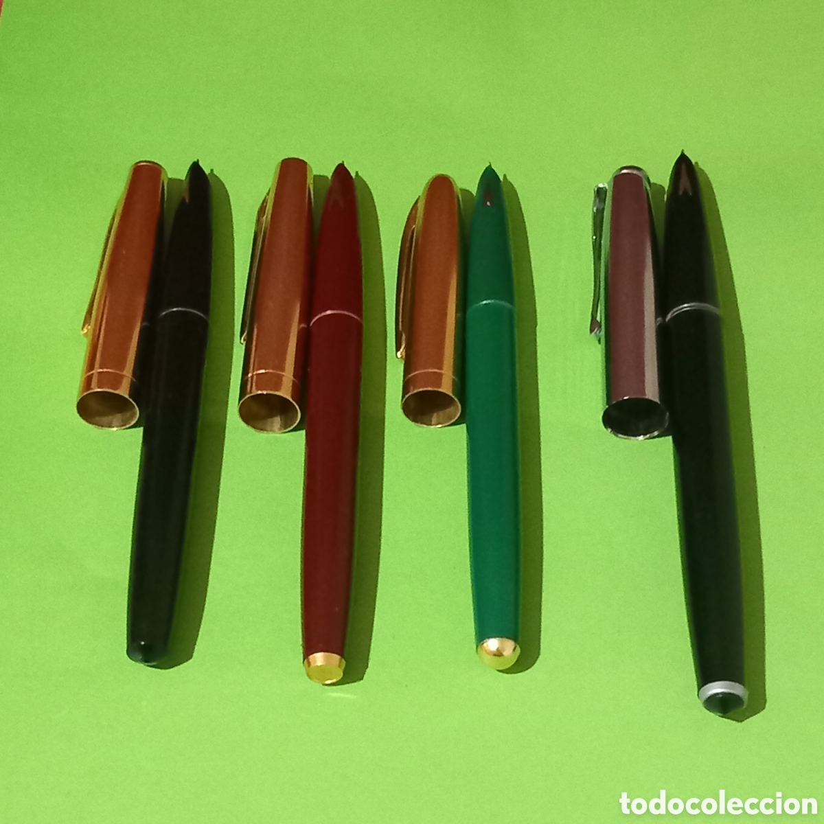 Plumas estilogr&aacute;ficas antiguas: 4&times;ESTILOGRAFICAS ANTIGUAS(sin usar)