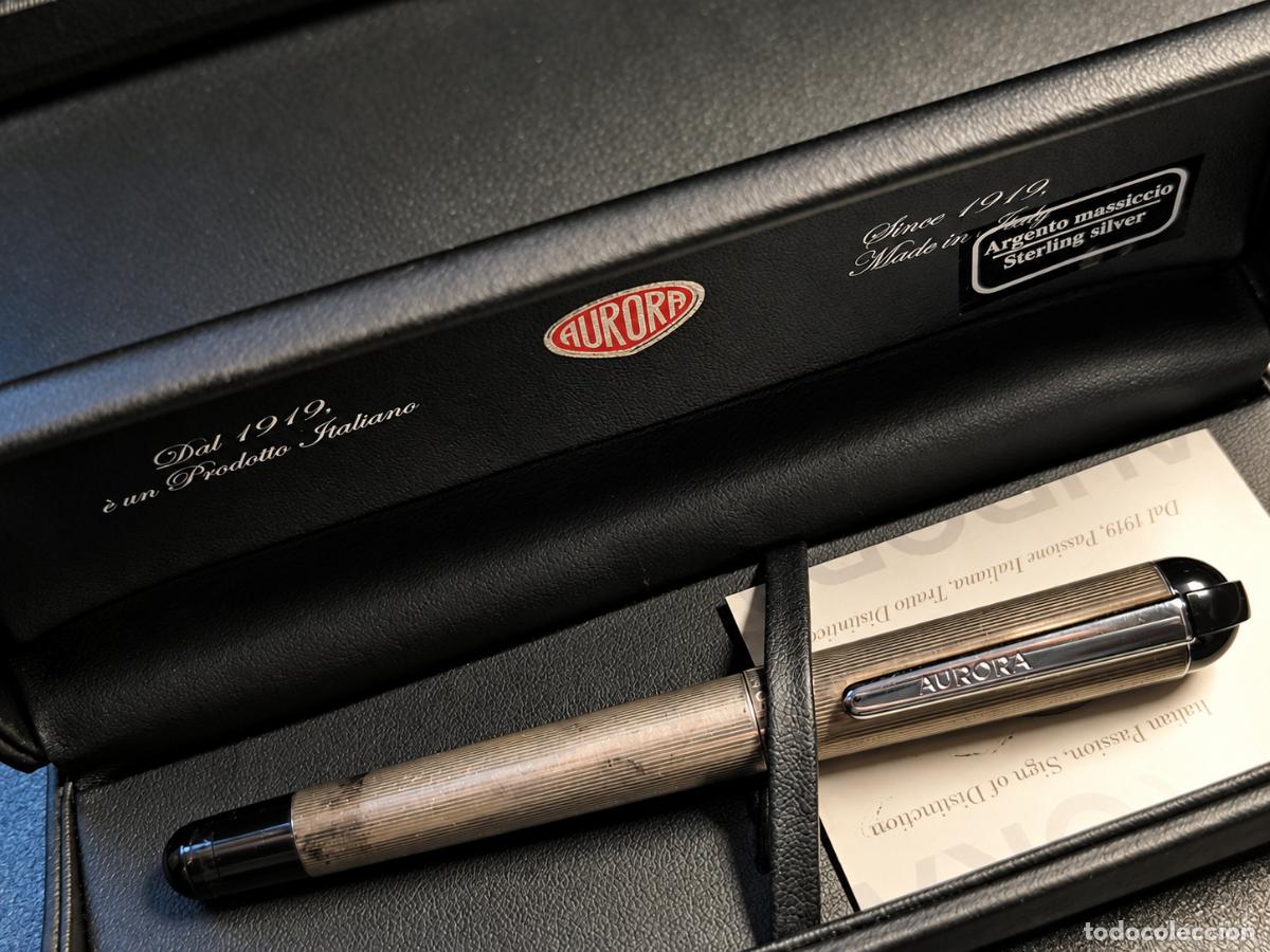 Plumas estilogr&aacute;ficas antiguas: Sterling Silver 925 &ndash; Plum&iacute;n M &ndash; Caja y documentaci&oacute;n - Foto 1