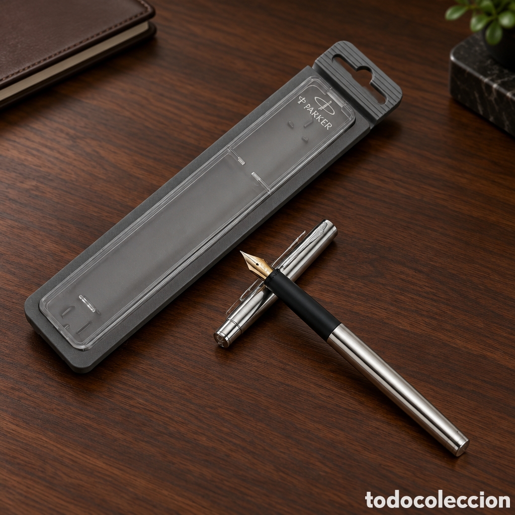 Plumas estilogr&aacute;ficas antiguas: ELEGANTE PLUMA ESTILOGR&Aacute;FICA PARKER MATE W. ALEMANIA. NUEVA!!!