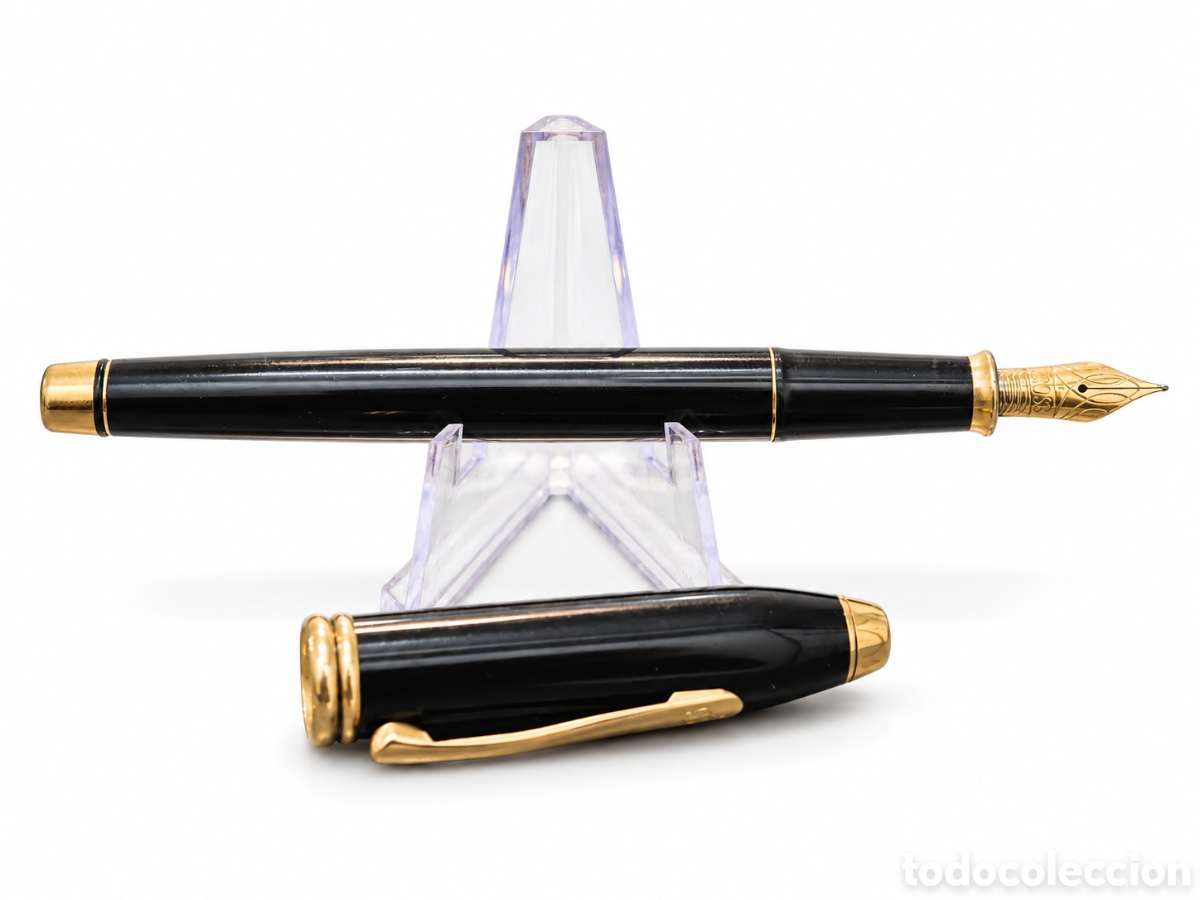 Old Fountain Pens: PLUMA ESTILOGR&Aacute;FICA CROSS TOWNSEND NEGRA Y DORADA &middot; SIN ESTRENAR