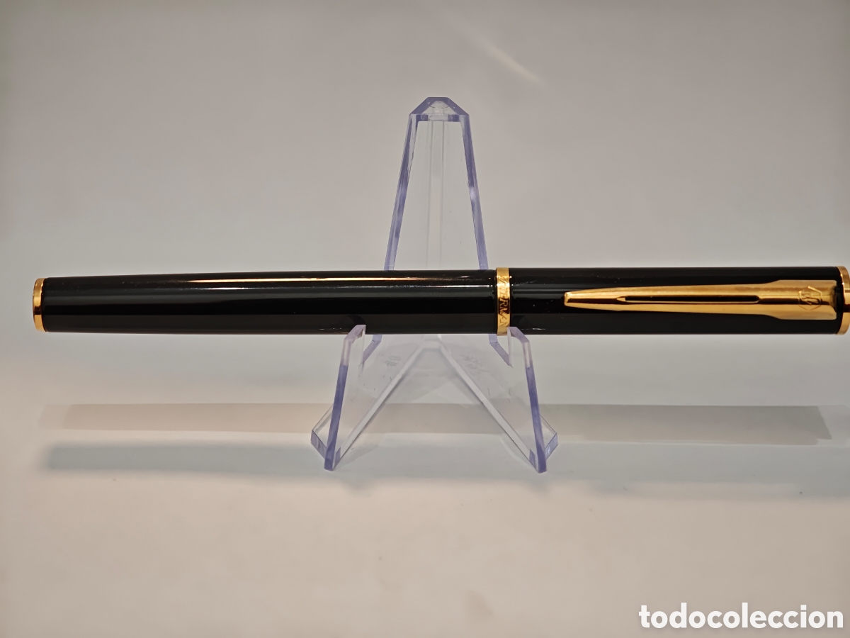 Old Fountain Pens: ELEGANTE PLUMA ESTILOGR&Aacute;FICA WATERMAN LAUREAT I LACA NEGRA Y DORADO