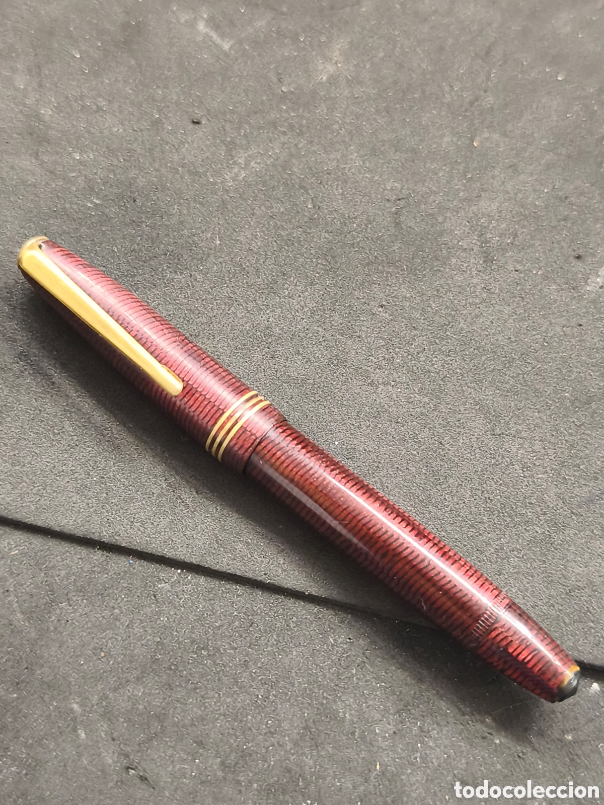 Plumas estilogr&aacute;ficas antiguas: Antigua pluma Marconk plum&iacute;n oro 14k
