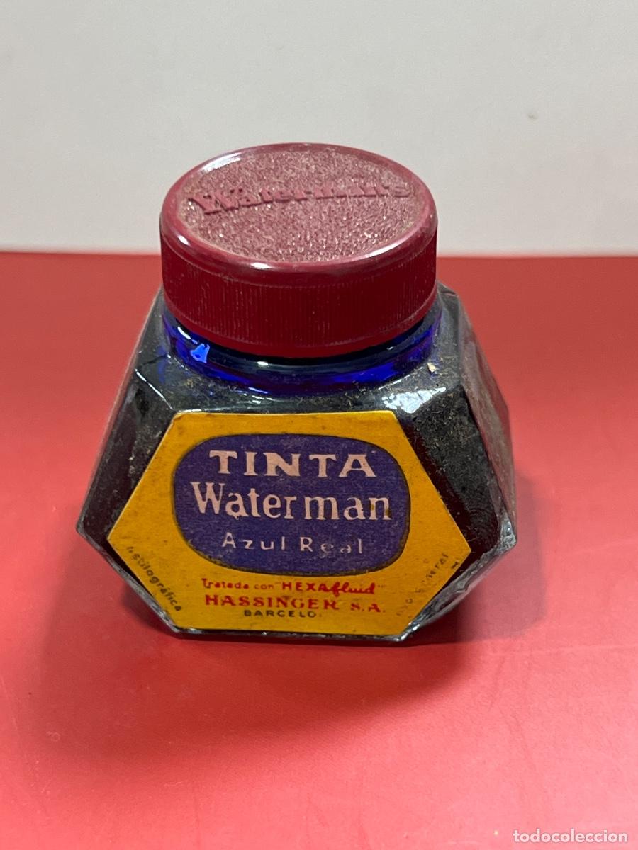 Old Fountain Pens: TINTA WATERMAN. AZUL REAL. ESTILOGR&Aacute;FICA. HASSINGER.