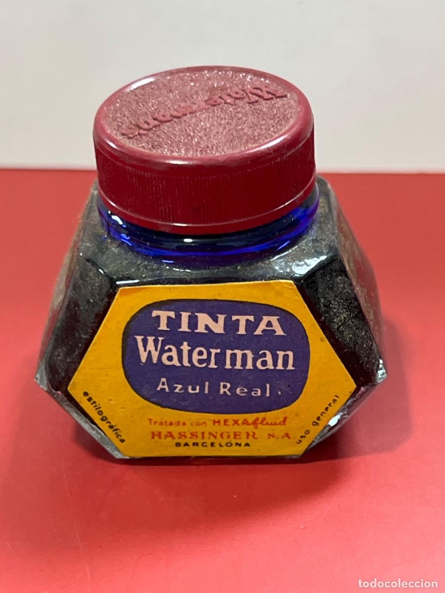 Old Fountain Pens: TINTA WATERMAN. AZUL REAL. ESTILOGR&Aacute;FICA. HASSINGER.