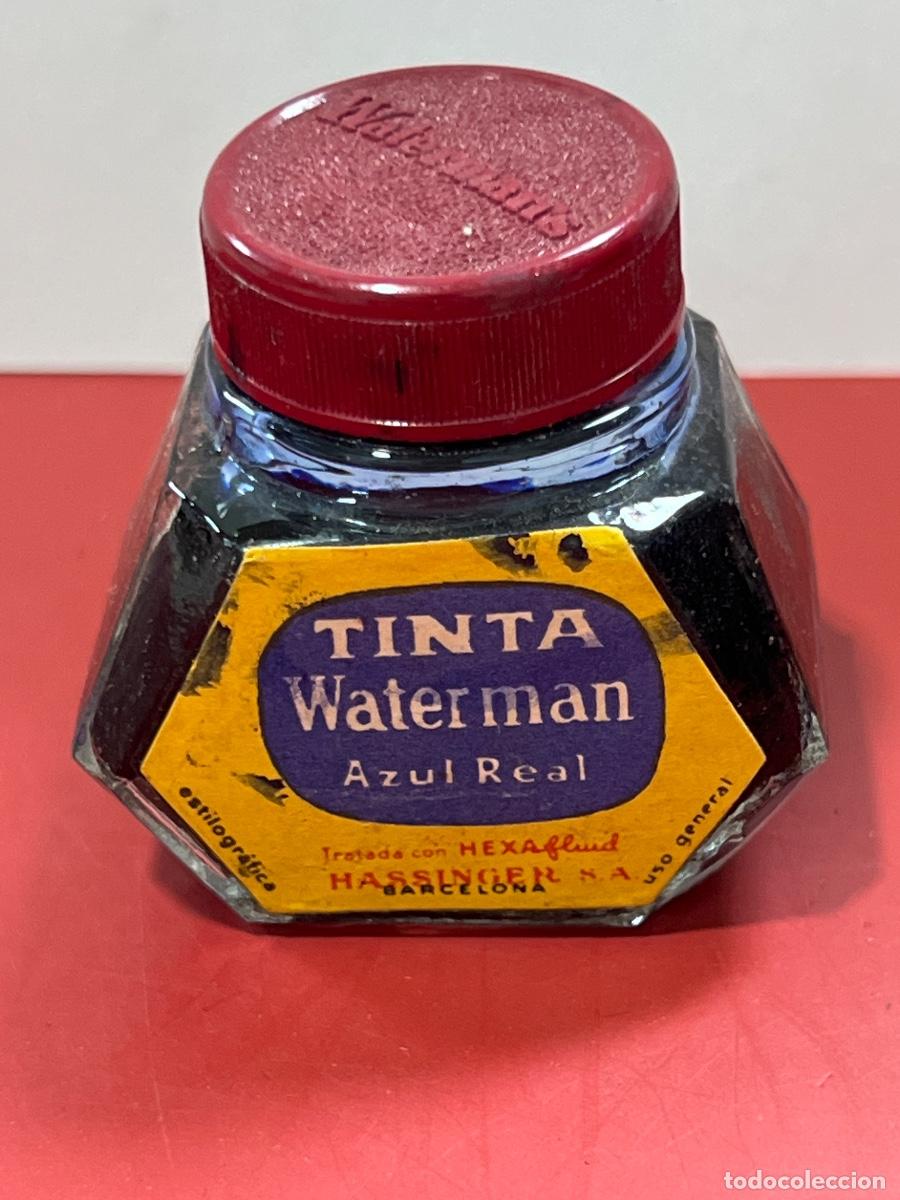Old Fountain Pens: TINTA WATERMAN. AZUL REAL. ESTILOGR&Aacute;FICA. HASSINGER.