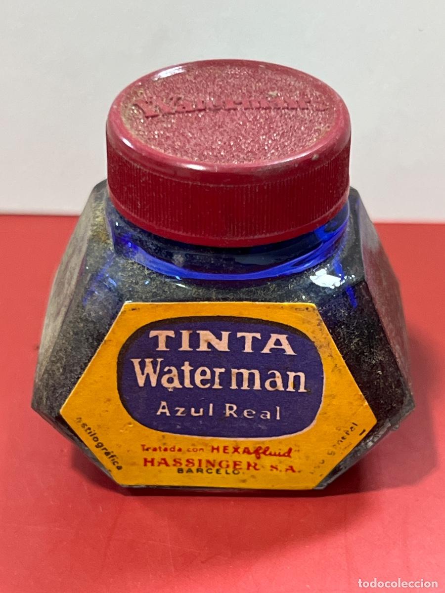 Old Fountain Pens: TINTA WATERMAN. AZUL REAL. ESTILOGR&Aacute;FICA. HASSINGER.