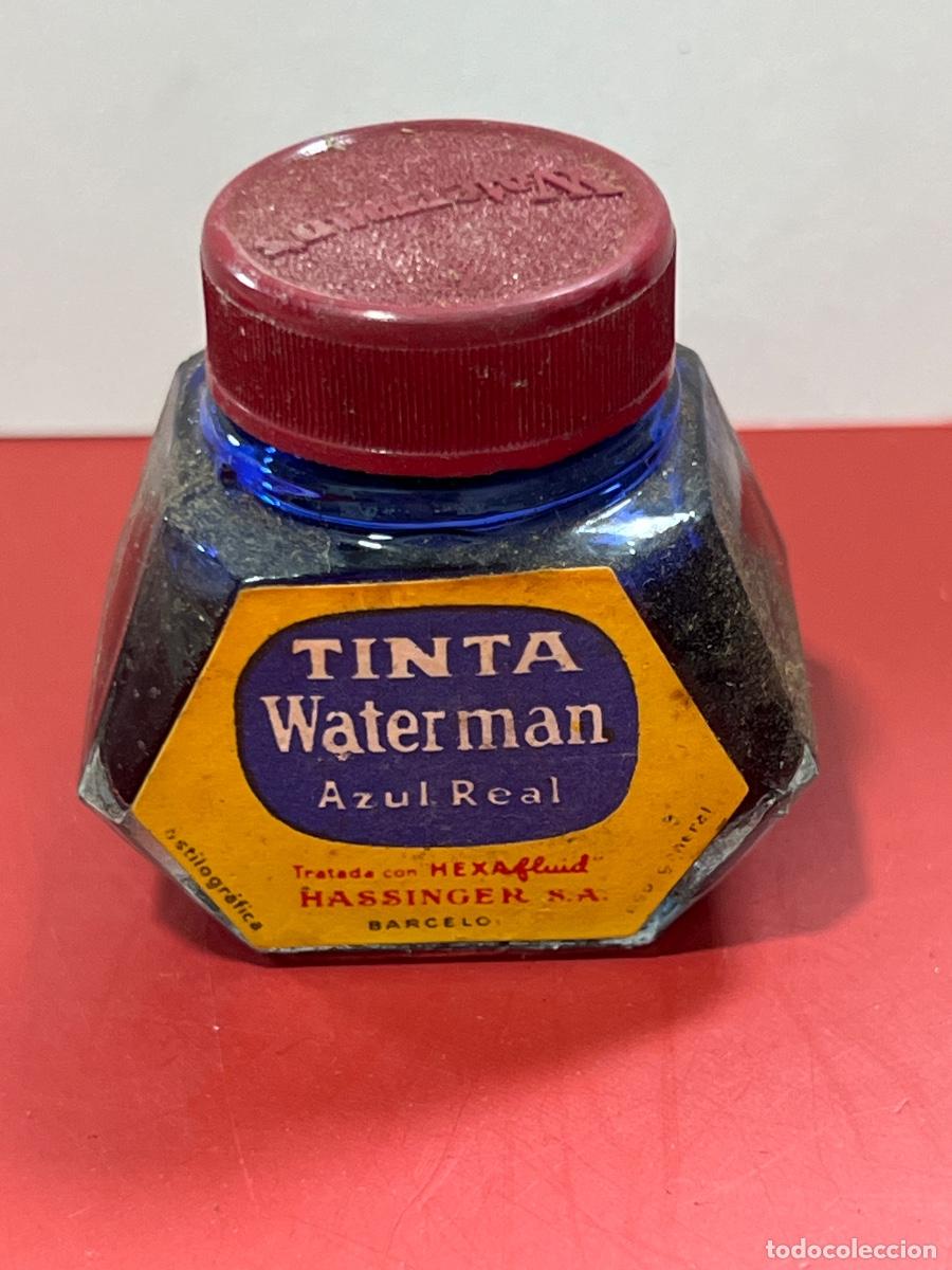 Old Fountain Pens: TINTA WATERMAN. AZUL REAL. ESTILOGR&Aacute;FICA. HASSINGER.