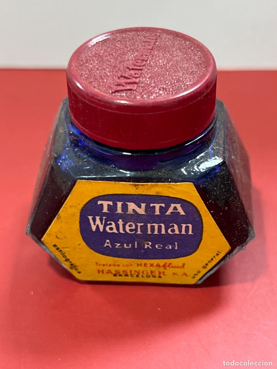 Old Fountain Pens: TINTA WATERMAN. AZUL REAL. ESTILOGR&Aacute;FICA. HASSINGER.