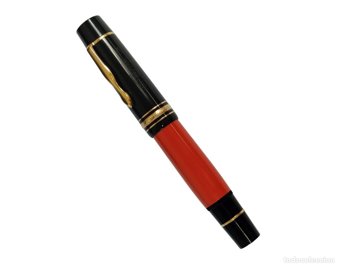 Plumas estilogr&aacute;ficas antiguas: PLUMA ESTILOGR&Aacute;FICA MONTBLANC MEISTERST&Uuml;CK. ED. HEMINGWAY. RESINA Y PLUM&Iacute;N ORO 18K. ALEMANIA. XX