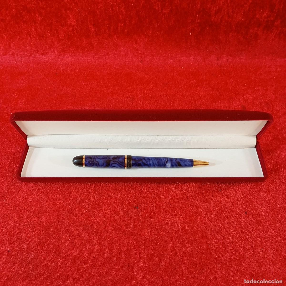 Plumas estilogr&aacute;ficas antiguas: BOL&Iacute;GRAFO WATERMAN - DETALLES EN DORADO - ESTILOGR&Aacute;FIA - VINTAGE - ESTUCHE ORIGINAL - 18