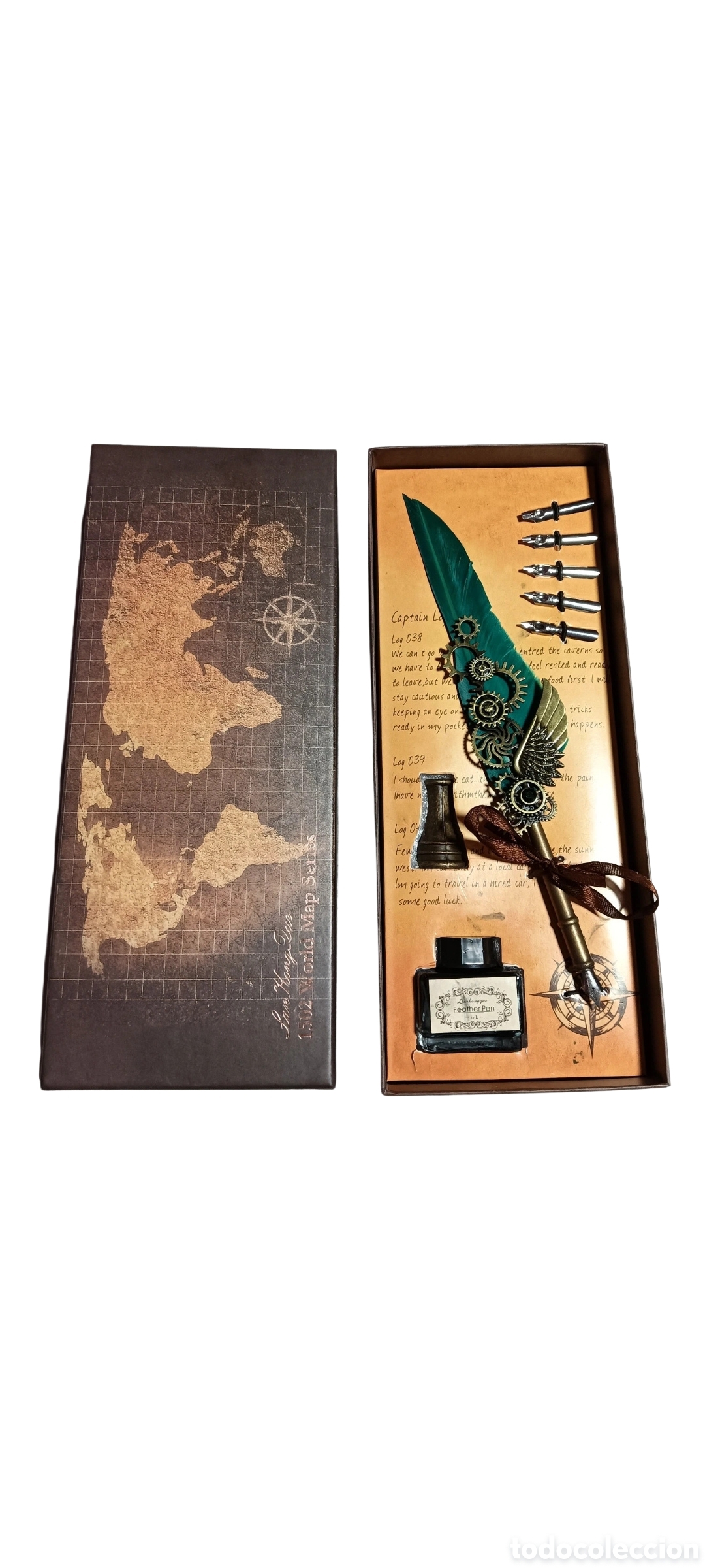 Plumas estilogr&aacute;ficas antiguas: Pluma Estilografica Steampunk Tinta