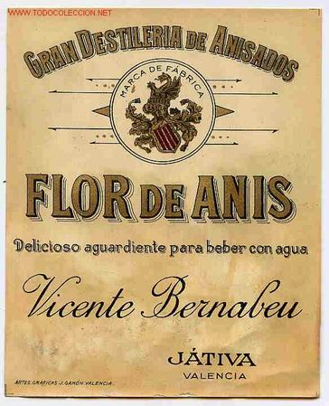 Etiquetas antiguas: ETIQUETA FLOR DE ANIS ER 147