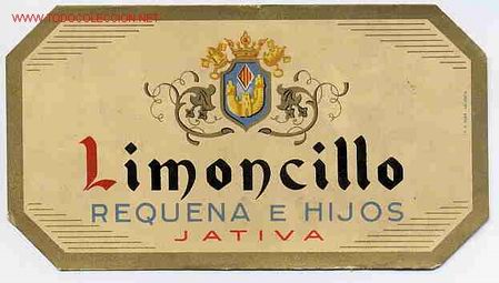 &Eacute;tiquettes anciennes: ETIQUETA LIMONCILLO ER 280
