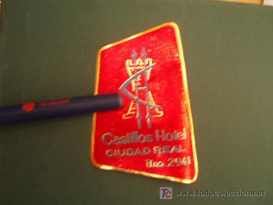 Etiquetas antiguas: ETIQUETA HOTEL   CASTILLOS    CIUDAD REAL