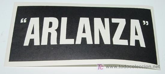 Etiquetas antiguas: ANTIGUA ETIQUETA PARA MALETA ARLANZA - TIENE EL TAMA&Ntilde;O DE UNA POSTAL APROXIMADAMENTE.