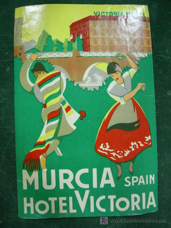 Etiquetas antiguas: etiqueta hotel victoria