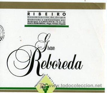 Etiquetas antiguas: ETIQUETA DE VINO , ORENSE - Foto 1