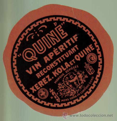 Etiquetas antiguas: ETIQUETA DE VINO. QUINE. - Foto 1