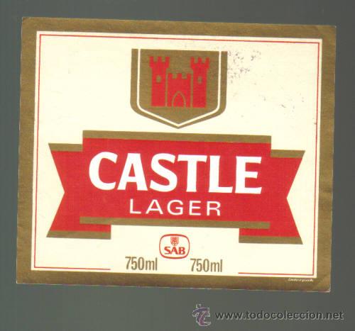 Alte Etiketten: ETIQUETA DE CERVEZA. SUD - AFRICA.