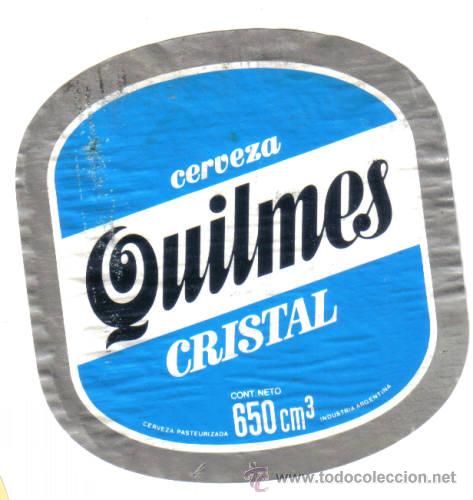 Old Labels: ETIQUETA DE CERVEZA. ARGENTINA. QUILMES.