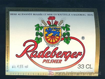 Etichette antiche: ETIQUETA DE CERVEZA. ALEMANIA.
