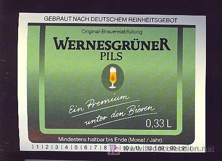 Etichette antiche: ETIQUETA DE CERVEZA. ALEMANIA.
