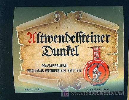 Old Labels: ETIQUETA DE CERVEZA. ALEMANIA.