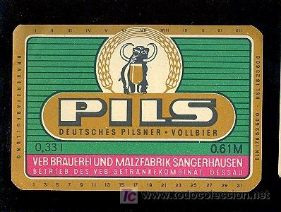 Old Labels: ETIQUETA DE CERVEZA. ALEMANIA.