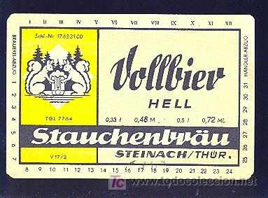 Old Labels: ETIQUETA DE CERVEZA. ALEMANIA.