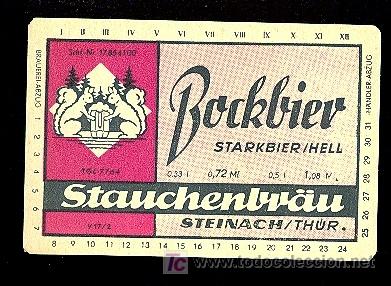 Old Labels: ETIQUETA DE CERVEZA. ALEMANIA.