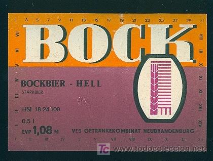 Old Labels: ETIQUETA DE CERVEZA. ALEMANIA.