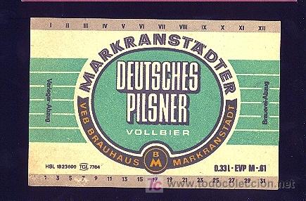 Old Labels: ETIQUETA DE CERVEZA. ALEMANIA.