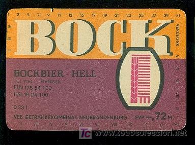 Old Labels: ETIQUETA DE CERVEZA. ALEMANIA.