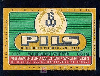 Etichette antiche: ETIQUETA DE CERVEZA. ALEMANIA.