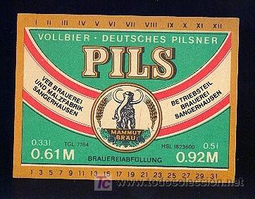 Etichette antiche: ETIQUETA DE CERVEZA. ALEMANIA.