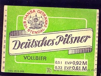 Etichette antiche: ETIQUETA DE CERVEZA. ALEMANIA.