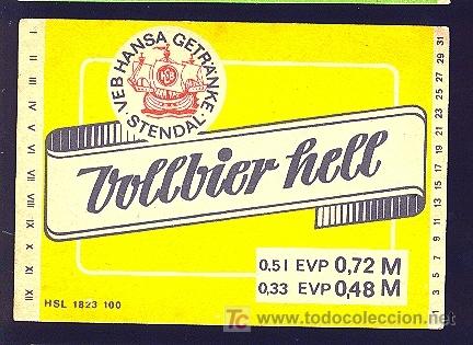 Etichette antiche: ETIQUETA DE CERVEZA. ALEMANIA.